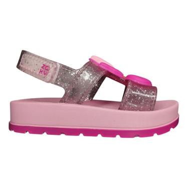 Imagem de Sandalia Infantil Zaxynina Cherry Cereja Glitter 19265