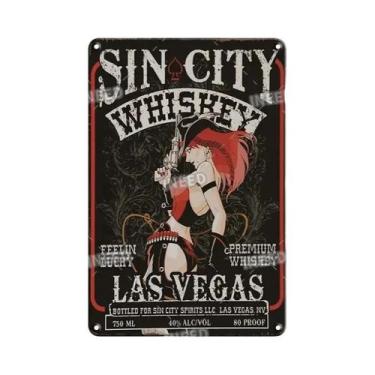 Imagem de Placa Decorativa De Metal Retro Vintage JIM BEAM Para Bar, Pub, Clube,