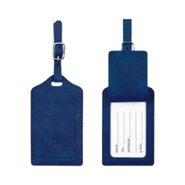 Imagem de Conjunto De Porta-Passaporte Em Couro Com Bloqueio RFID E Etiqueta De 