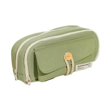 Imagem de Estojo De Lápis De Lona De Grande Capacidade, Bonito E Conveniente, Bo