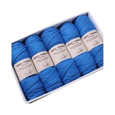 Imagem de Fio De Lã De Alpaca Grosso 500g 245 Agulhas Para Tricô Artesanal DIY D