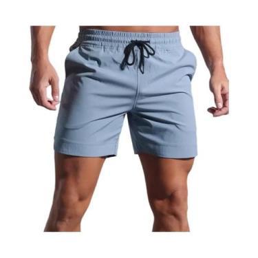 Imagem de Bermudas Masculinas De Secagem Rápida E Elásticas Para Corrida, Roupas