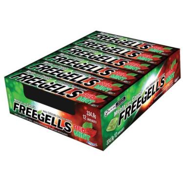 Imagem de Bala drops freegells com 12 unidades, RED MINT