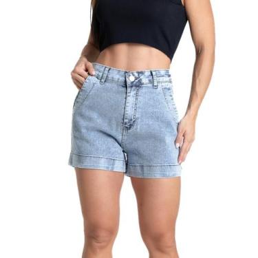 Imagem de Shorts Jeans Sawary - 282189 - Azul claro 44, Azul, 44