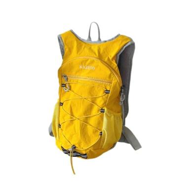 Imagem de predolo Mochila de caminhada, mochila para ciclismo ao ar livre, de viagem para trilhas, compacta para montanhismo, leve para caminhadas, Amarelo