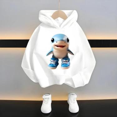 Imagem de Moletom Infantil Com Estampa De Desenho Animado, Manga Longa, Casual, 