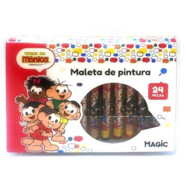 Imagem de Maleta para Pintura Turma da Mônica 24 Peças