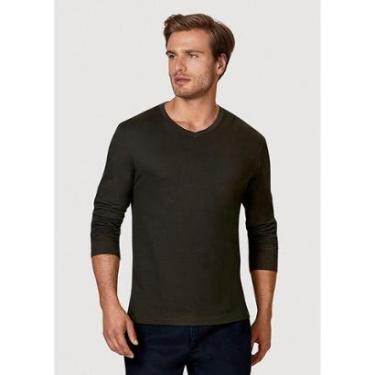 Imagem de Camiseta Hering Básica Manga Longa Decote V Masculina-Masculino