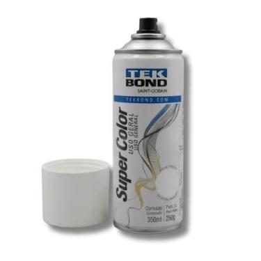 Imagem de Tinta Spray TekBond Branco Brilhante Uso Geral 350ml