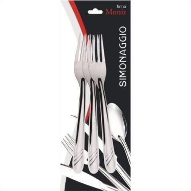 Imagem de Garfo Simonagio Sobremesa Moniz 3 Pecas Inox 200.103.0202.300 - SIMONA