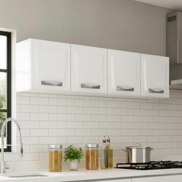 Imagem de Kit 2 Armário Suspenso Aço Multiuso Cozinha Aéreo Lavanderia - Itatiai