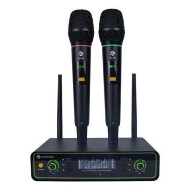 Imagem de Microfone Sem Fio Duplo De Mão Uhf 200 Canais Kadosh K422m
