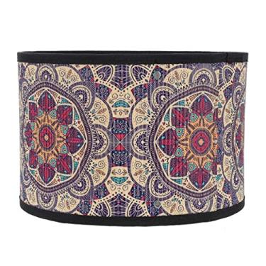 Imagem de pcagfaajmh Conjunto de 1 Candeeiro de Mesa Colorido Estilo Étnico Decoração de Casa Abajur de Teto Lustre Abajur (A) (A)