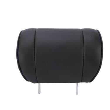 Imagem de Tbest Encosto de Cabeça de Substituição para Carro, Descanso de Cabeça de Carro, Espuma de Memória Universal, Couro Pu, Ergonômico, Reduz a Pressão do Pescoço, Espaçamento de Haste