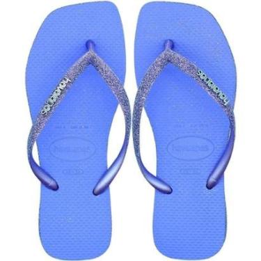 Imagem de Chinelo Havaianas Slim Square Sparkle Glitter Feminino-Feminino