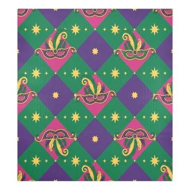 Imagem de Blueangle Capa de ímã de lava-louças de carnaval, decoração de capa frontal de lava-louças, adesivos de eletrodomésticos, adesivos de eletrodomésticos, adesivo magnético decorativo de 58 cm C x 66 cm