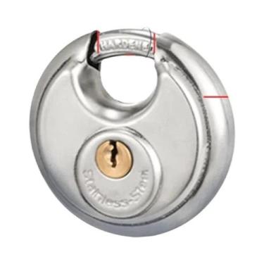Imagem de Cadeado De Chave Redondo De Aço Inoxidável De 60MM Para Segurança Em A