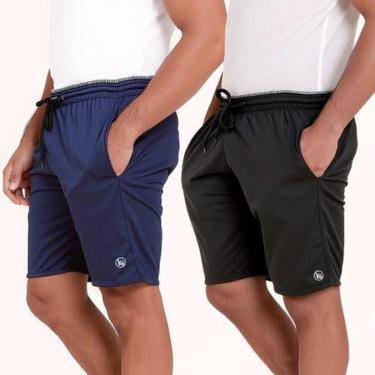 Imagem de Kit 2 Bermuda Dry Short Esporte Academia Confortável Praia-Masculino