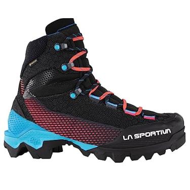Imagem de La Sportiva Bota feminina Aequilibrium ST GTX impermeável para montanhismo/caminhada, Preto/hibisco, 39