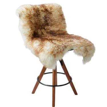 Imagem de Pelego Para Cadeiras Sofas Natural De Ovelha M Luxo Chamuscado
