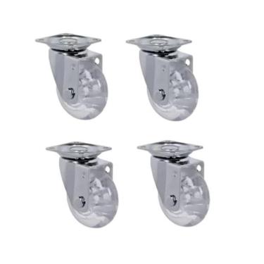 Imagem de Rodizio Para Carrinhos E Móveis Roda Gel Kit Glap 210 Gel