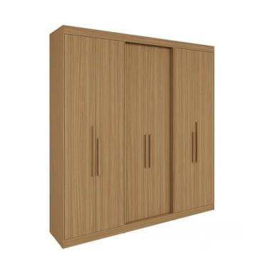 Imagem de Guarda-roupa Casal Mdf Herval Gaia, 6 Portas, Cedro
