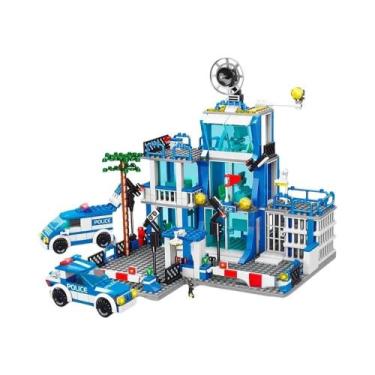 Imagem de Conjunto De Blocos De Montar SWAT Para Meninos: Estação De Polícia, Ca