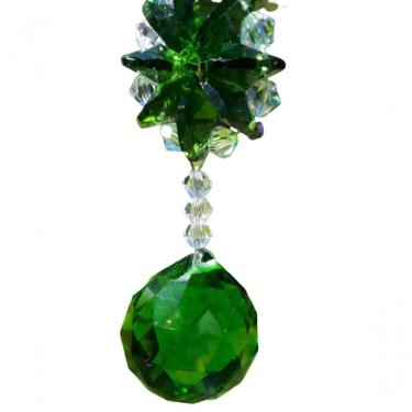 Imagem de Pingente De Cristal - Suncatcher - Chakras - Facial Verde