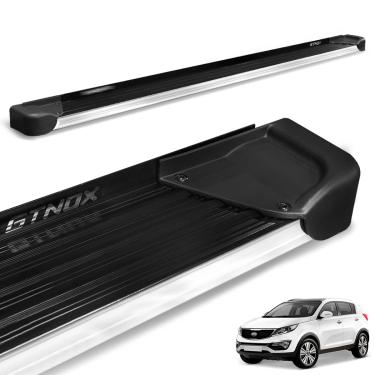 Imagem de Estribo Lateral Sportage 2011 a 2016 Alumínio Preto A4