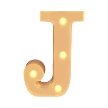 Imagem de Luz Noturna LED De Letras E Números De 16cm Para Decoração De Casa, Ca