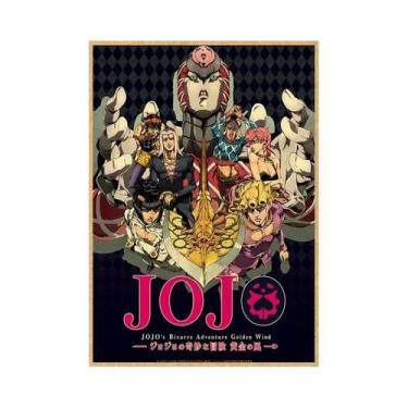 Imagem de Pôsteres Vintage JoJo 2025 Anime JoJo's Bizarre Adventure Arte De Pare