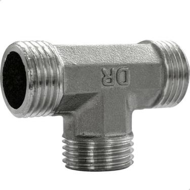 Imagem de Adaptador Em Metal Conector T Para Torneira Monocomando Conexão Junção