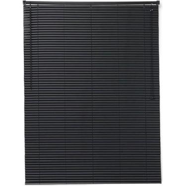 Imagem de Persiana Horizontal de PVC Largura 1,30 x Altura 80cm na Cor Preta par