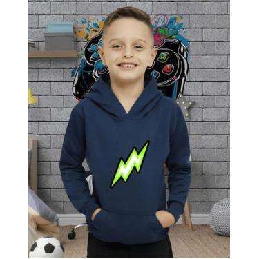 Imagem de Moletom Infantil Void Blusa De Frio Youtuber, Azul, 14