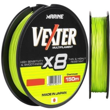 Imagem de Linha Multifilamento Marine Sports Vexter X8 0,35mm 150m Verde Limão