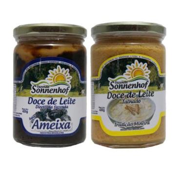 Imagem de Kit 1 Pote Doce de Leite Cremoso com Ameixa 1 Doce de Leite Talhado 42