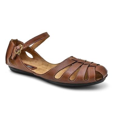 Imagem de Sandália Feminina Couro Confortável