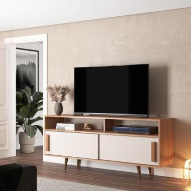 Imagem de Rack Filadelfia Freijo/off White - J Carvalho