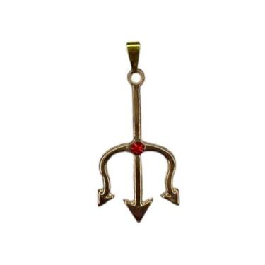 Imagem de Pingente Tridente Pomba Gira em Metal - Escolha a Cor - Bialluz, Tride