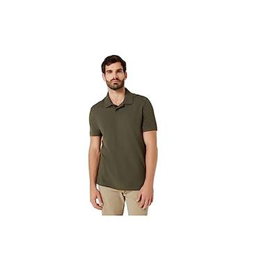 Imagem de Camisa Básica Masculina Polo Piquet Regular Verde Militar XG