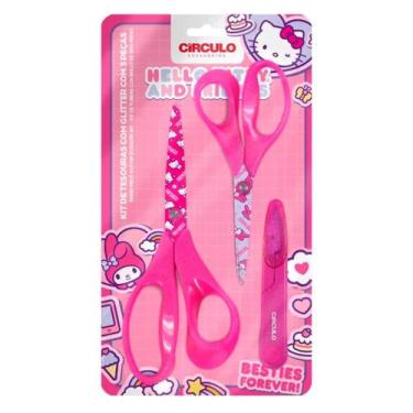 Imagem de Kit de Tesouras Hello Kitty and Friends Círculo