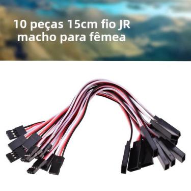 Imagem de Cabo De Extensão Servo De 150mm, 10 Peças, Conector Macho Para Fêmea P