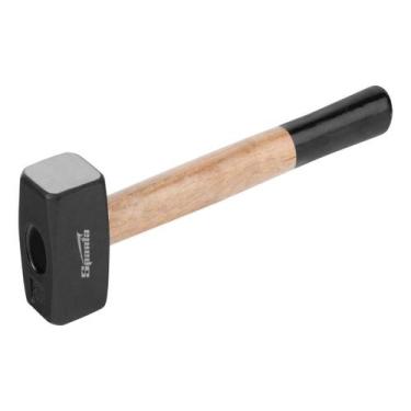 Imagem de Marreta Quadrada Aço 1kg Cabo de Madeira 1090556 Sparta