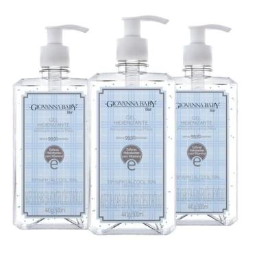 Imagem de Kit C/3 Gel Higienizante Giovanna Baby Blue 500ml
