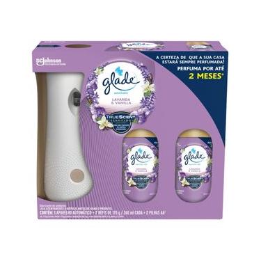 Imagem de Odorizador de Ambiente Automatic Glade + 2 Refis Lavanda e Vanilla 260ml