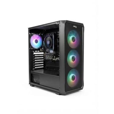 Imagem de PC Gamer Montado com AMD Ryzen 5 5600GT, 16GB RAM DDR4 3200 MHz, NVME M.2 500GB, AMD Radeon Graphics, Fonte 500W Bivolt, Gabinete com 3 Fans RGB