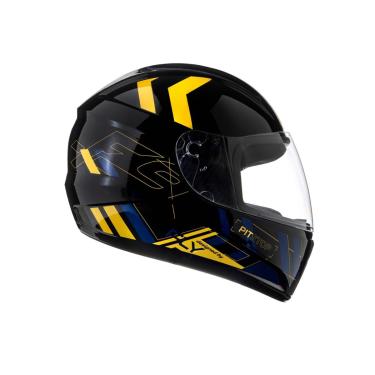 Imagem de Capacete Moto Fechado Feminino Masculino Fly F-9 Pitstop-Unissex