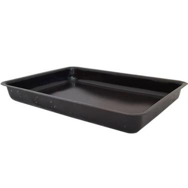 Imagem de Assadeira Esmaltada Forma Retangular Forma de Bolo 38cm Cozinha - Disu