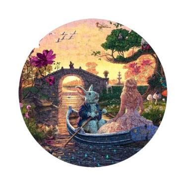 Imagem de Quebra-Cabeça De Madeira Para Adultos E Crianças: Urso Comedor De Peix