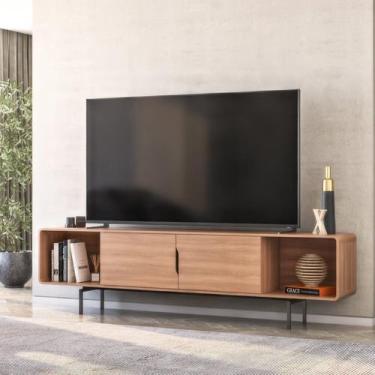 Imagem de Rack para TV até 85 Polegadas 220cm Otto Espresso Móveis